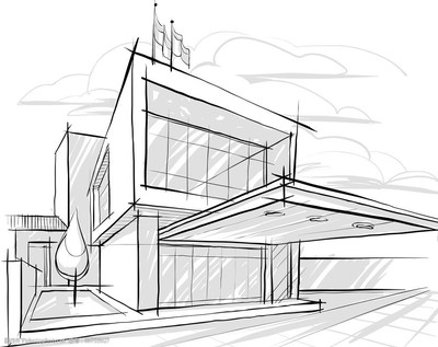 手繪建筑圖片在市政工程中的應用與價值